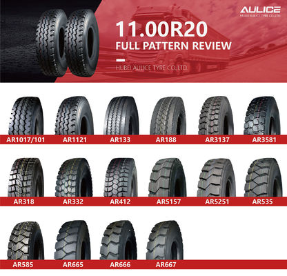 11.00R20 18 Paare China-Spitzenmarken aulice aller Stahlradialhochleistungs-LKW Reifen